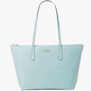 KATE SPADE KITT LARGE TOTE _ AQUA POOL